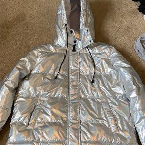 Forever 21 Winter coat HOLOGRAPHIC!
